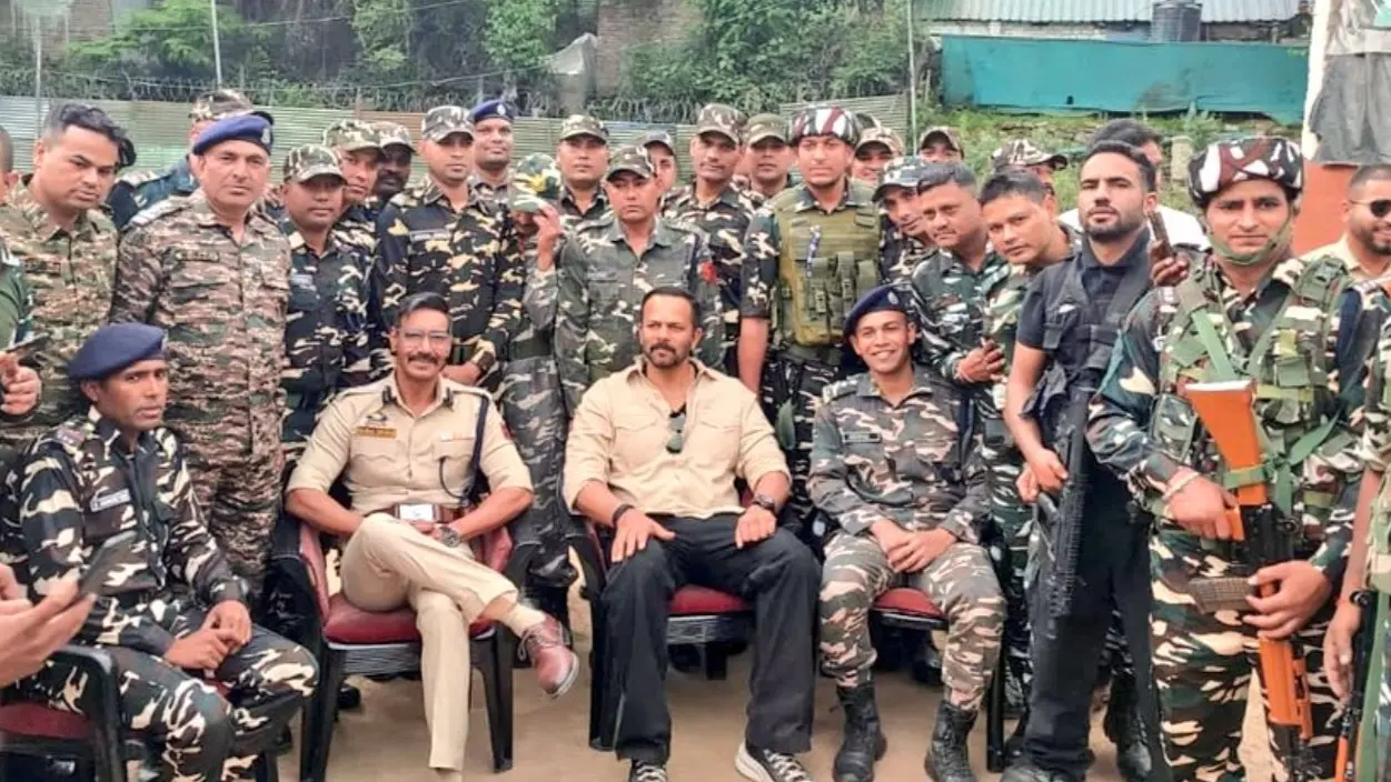 Ajay Devgn, Rohit Shetty Meet SSB Jawans In Jammu & Kashmir Amid Singham Again Shoot Ajay Devgn