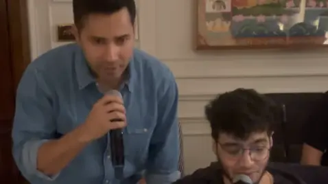 Varun Dhawan Flaunts Singing Skills In Video From Munjya Success Bash, Shraddha Kapoor Attends Varun Dhawan