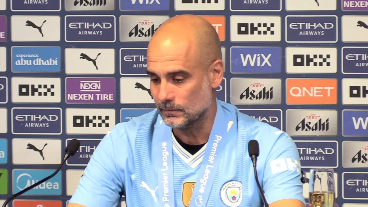 'I will miss him a lot': Pep Guardiola TEARS UP as he pays tribute to Jurgen Klopp Pep Guardiola tears up in his tribute to Jurgen Klopp