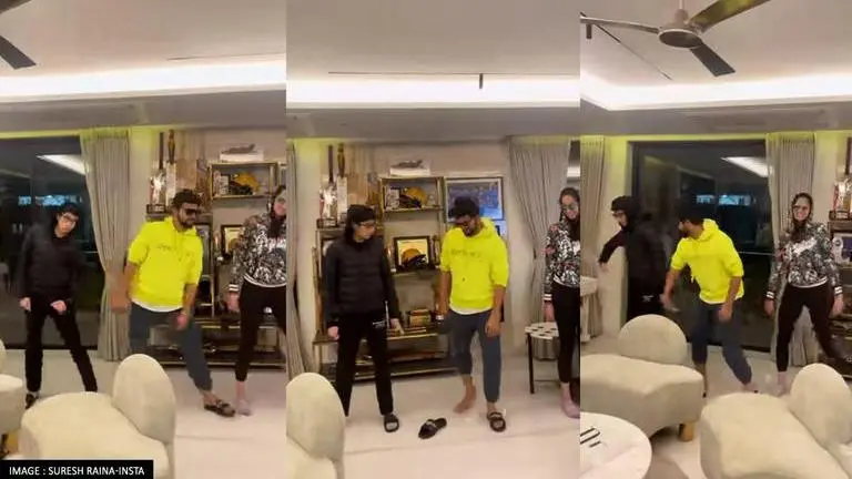 After David Warner, Suresh Raina does Allu Arjun's step from 'Pushpa' song; actor reacts david warner