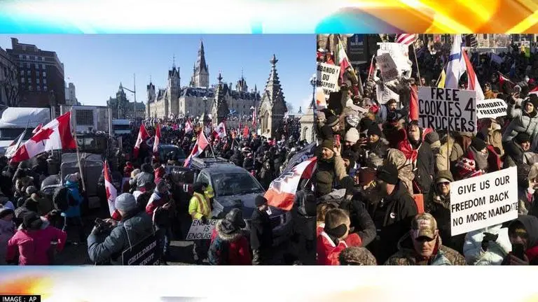 Canada: Thousands reach Ottawa to protest PM Justin Trudeau's COVID vaccine mandate Canada