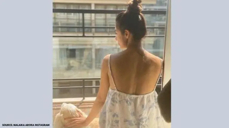 Malaika Arora shares her version of 'love' in the times of Coronavirus; Courtesy Arhaan malaika arora