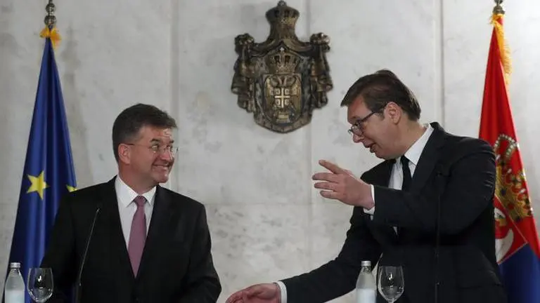 Vucic meets EU rep, calls for Kosovo talks to restart Vucic meets EU rep, calls for Kosovo talks to restart