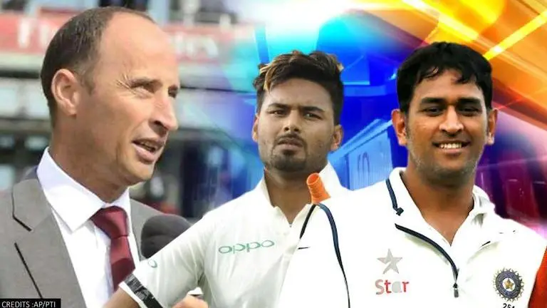 Nasser Hussain decodes batting styles of Rishabh Pant and his predecessor MS Dhoni Nasser Hussain