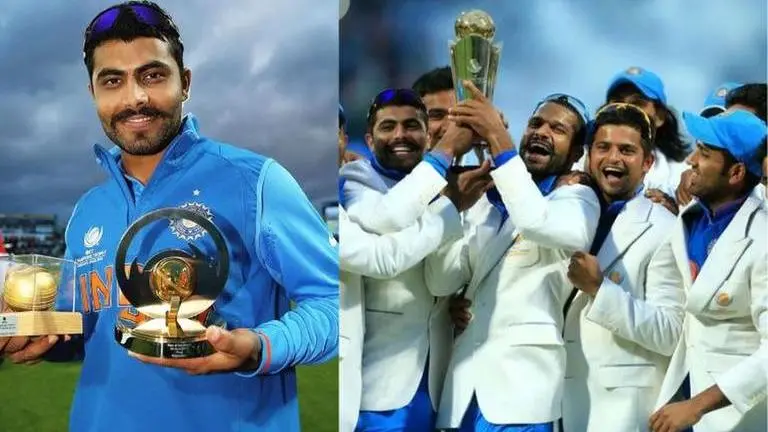 'Golden Boy' Ravindra Jadeja celebrates ten years of 2013 Champions Trophy win; Shares pic Ravindra Jadeja, Team India