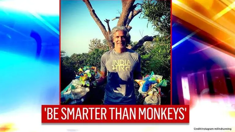 Milind Soman picks up garbage on way to Shiva temple; wife Ankita Konwar reacts Milind Soman