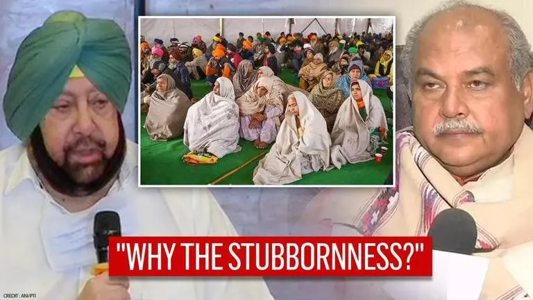 Punjab CM lashes out at Govt's 'stubbornness' on Farm Laws as Centre-Farmer talks stall Amarinder Singh