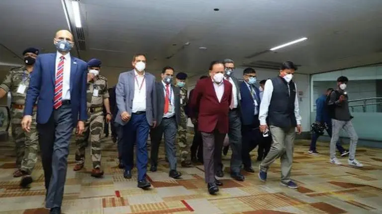 Health Minister Harsh Vardhan visits IGI airport to take stock of Coronavirus preparedness Dr Harsh Vardan