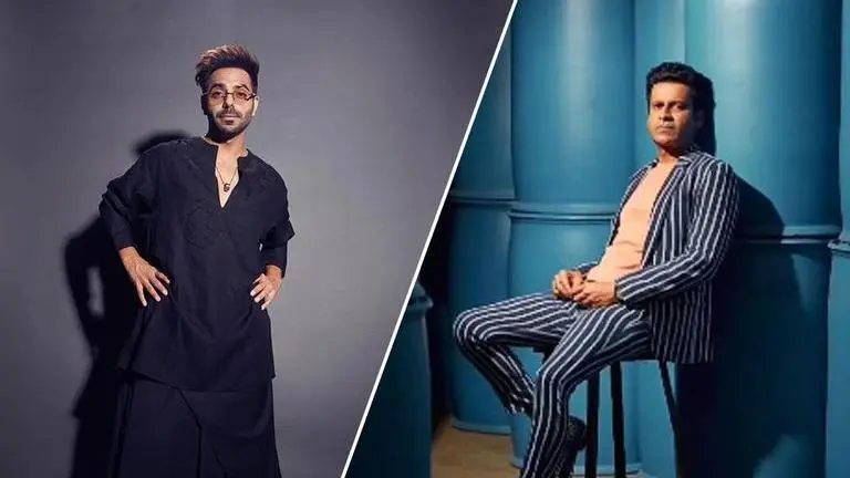 Aparshakti Khurana shares throwback photo with Manoj Bajpayee in 'questionable moustaches' Aparshakti Khurana