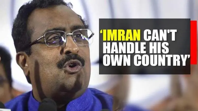Ram Madhav says 'Army will handle Pakistan's ceasefire violations' Ram Madhav