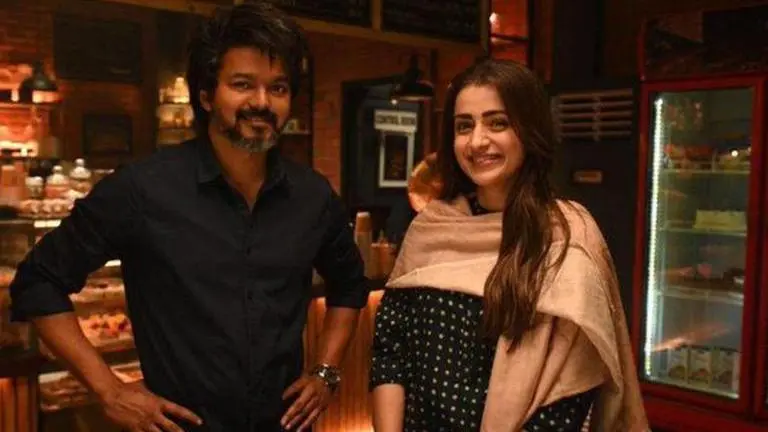 Trisha Krishnan birthday: Thalapathy Vijay poses with PS 2 star in unseen photo Trisha Krishnan