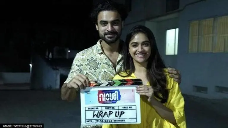 'Vaashi': Tovino Thomas and his 'amazing co-star' Keerthy Suresh wrap up shoot; See pics vaashi