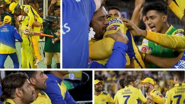 WATCH | Dhoni's range of emotions from tears to delight perfectly captured in 2 min video MS Dhoni and Ravindra Jadeja