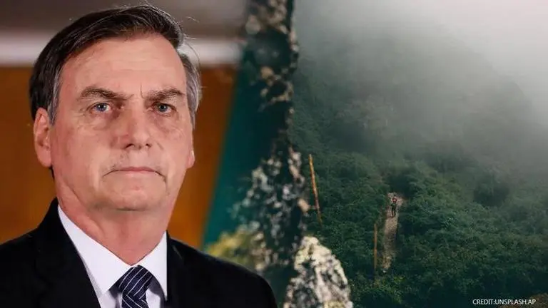 Brazil President Jair Bolsonaro calls reports of increasing Amazon fires a 'lie' Brazil