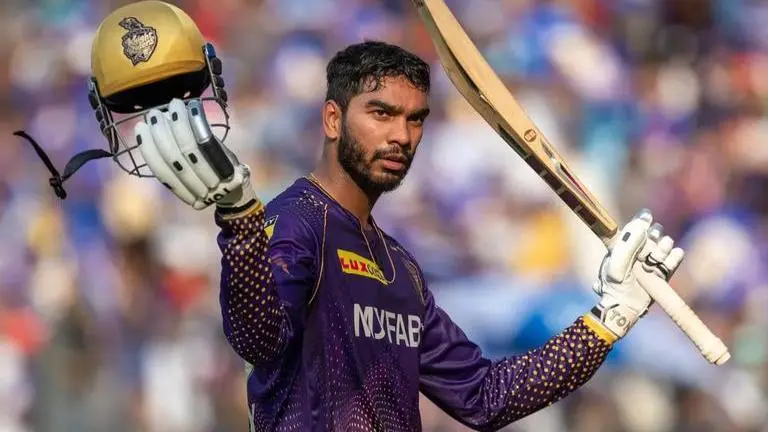 MI vs KKR: Former India pacer heaps praise on Venkatesh Iyer after stunning IPL century Venkatesh Iyer celebrates his century