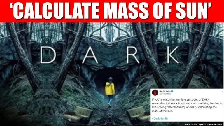 Netflix India tweets comical disclaimer about 'Dark', asks to calculate mass of the sun Netflix