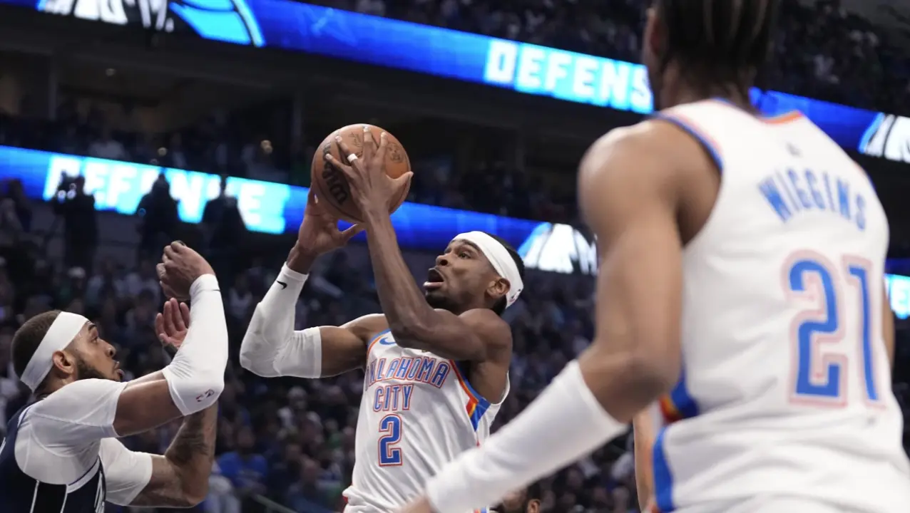 Shai Gilgeous-Alexander scores 34, Thunder overcome Mavs defense to even series 2-2 Shai Gilgeous-Alexander stars for OKC Thunder