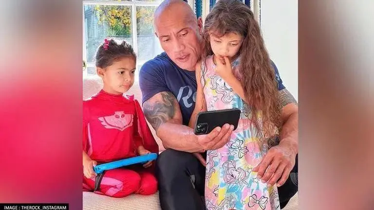 Dwayne Johnson gets 'best Father's Day gift ever' from daughters; 'Makes my heart melt' Dwayne Johnson