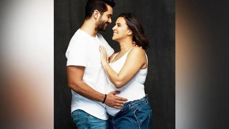 Neha Dhupia, Angad Bedi blessed with baby boy, latter says 'both Neha & baby are well' Neha Dhupia