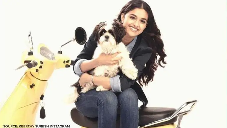 Keerthy Suresh bids a special goodbye to a beloved family member Keerthy Suresh