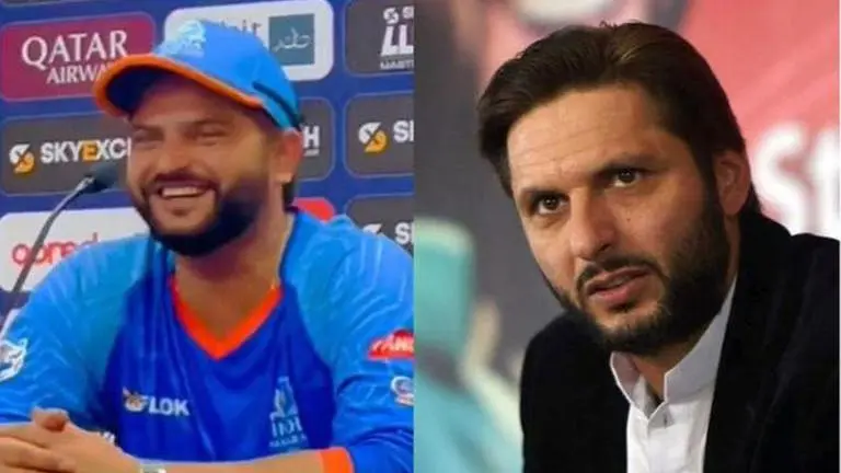 Suresh Raina and Shahid Afridi