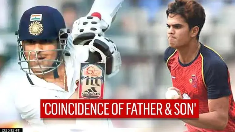 Arjun Tendulkar bags maiden scalp for Mumbai, netizens highlight coincidences with Sachin Arjun Tendulkar