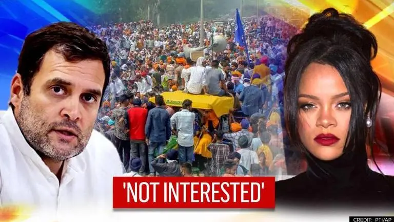 Rahul Gandhi refuses to wade into Rihanna's take on farm stir; asserts 'Internal matter' Rahul Gandhi