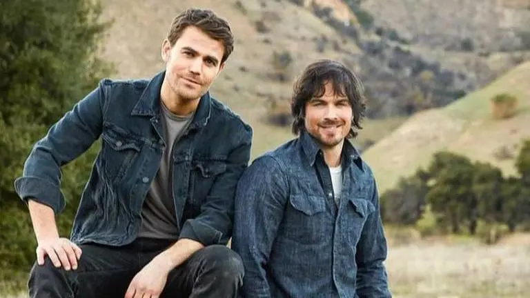 Vampire Diaries' Ian Somerhalder, Paul Wesley continue their 'bromance' behind the camera vampire diaries