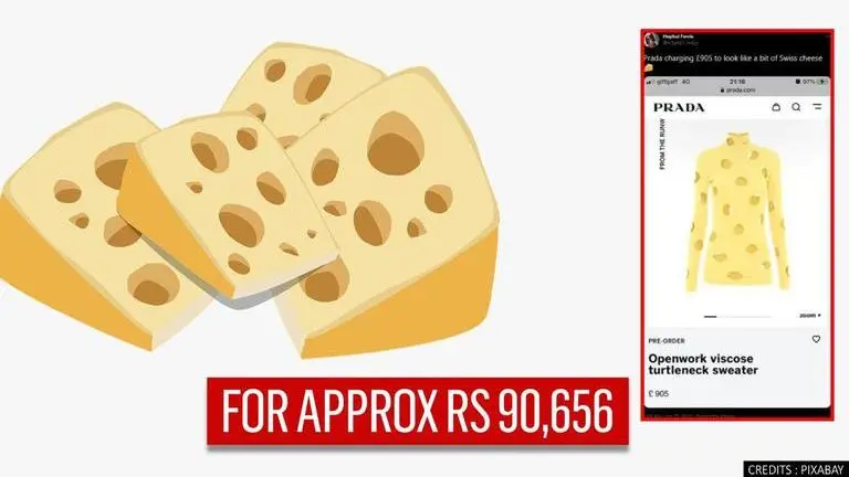 Netizens can't keep calm after Prada's latest turtleneck reminds them of Swiss cheese Prada
