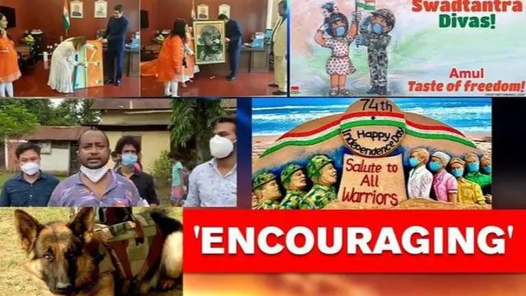 Good News: From Sudarsan Pattnaik saluting warriors, to Gandhi's iconic artwork and more Good News