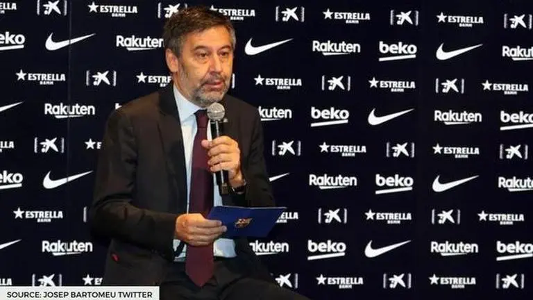 Barcelona President Bartomeu set to face no confidence vote after petition is verified barcelona