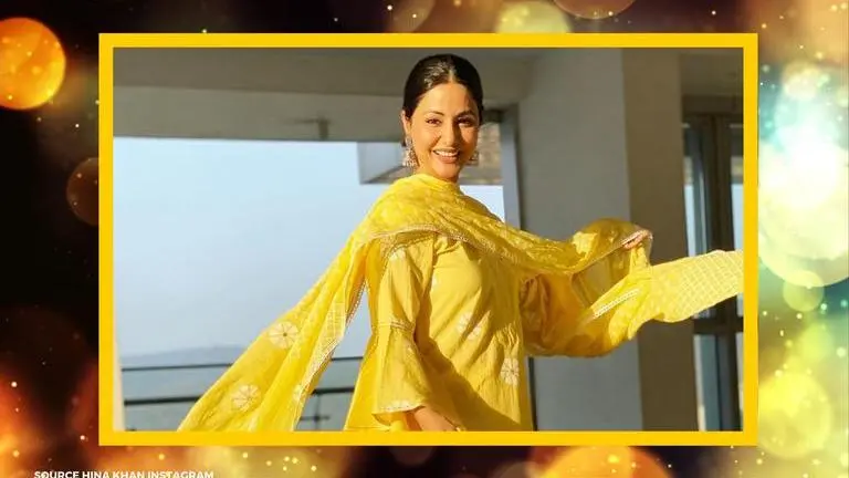 Hina Khan asks fans to 'stay golden' during Ramadan 2020, shares stunning picture Hina Khan