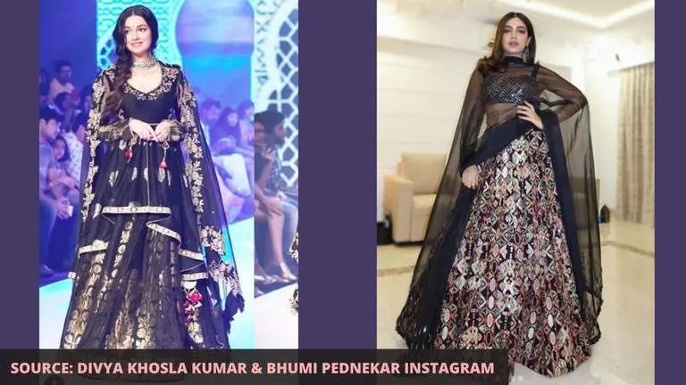 Bhumi Pednekar or Divya Khosla Kumar: Who pulled off black ethnic outfit better? Bhumi Pednekar