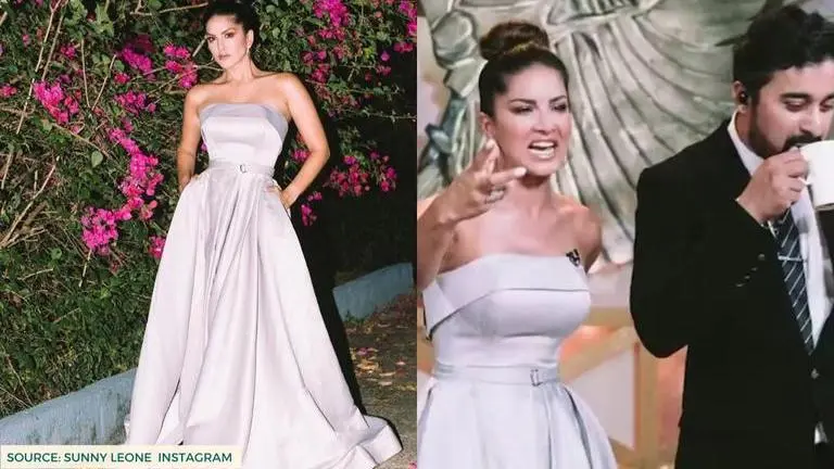 Watch: Sunny Leone fights a bug on Splitsvilla set while Rannvijay enjoys his me-time Sunny Leone