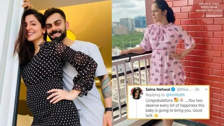 Saina Nehwal congratulates Virat Kohli on Twitter after Anushka Sharma announces pregnancy Saina Nehwal