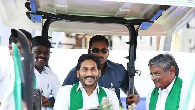 Andhra Pradesh CM flags off subsidised tractors, farm machinery worth Rs 361 cr Jagan Mohan Reddy