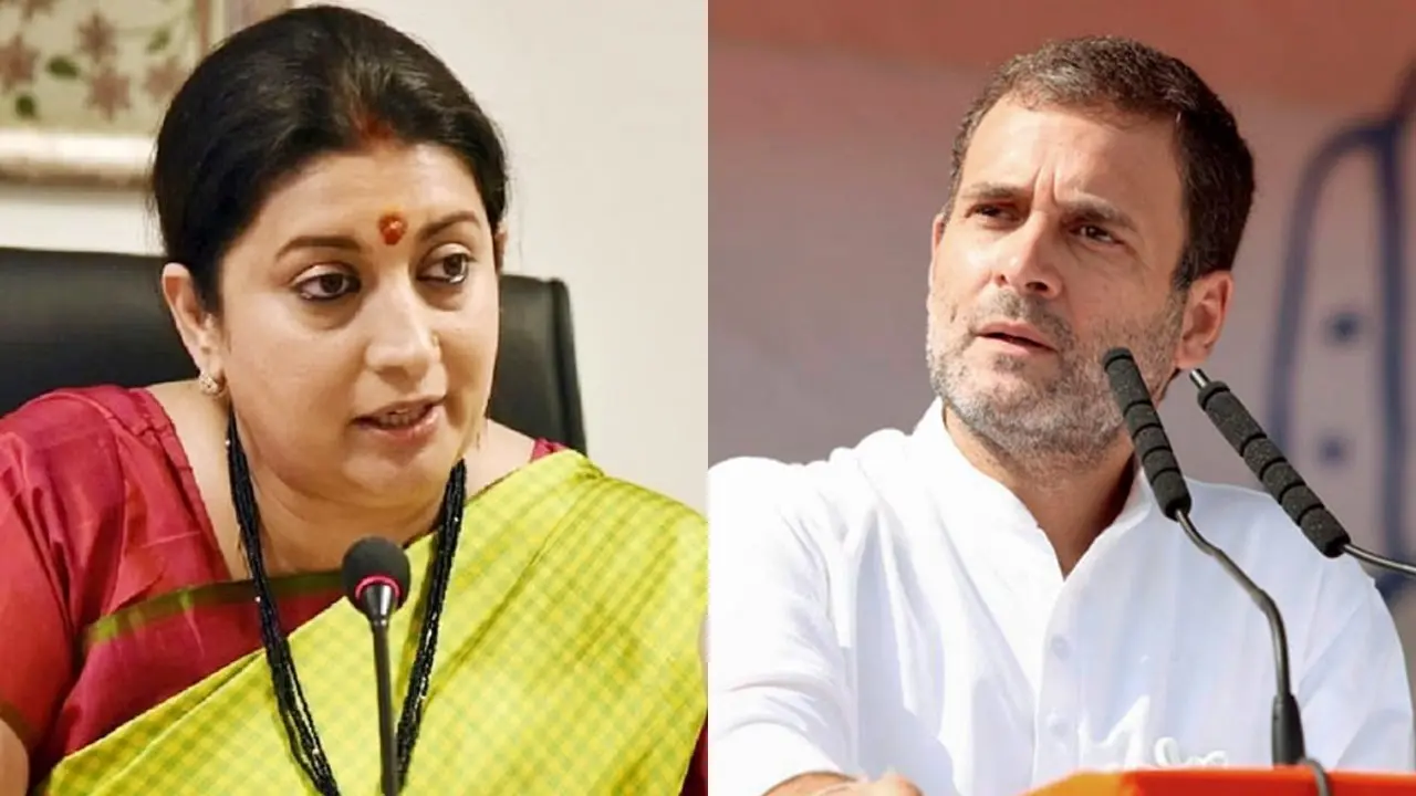 Smriti Irani's scathing attack on Rahul Gandhi in Amethi