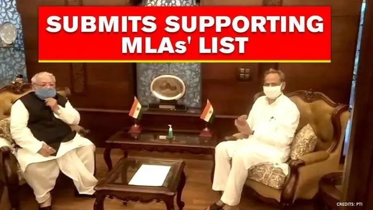 CM Ashok Gehlot meets Rajasthan Governor Kalraj Mishra after BTP formally endorses him Rajasthan