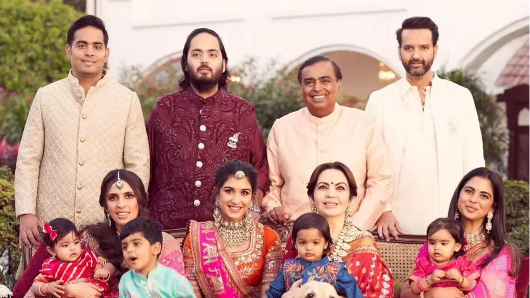 Anant-Radhika Pre-Wedding Festivities: Ambanis Pose For Priceless Family Portrait Ambani