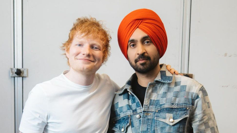 Diljit with Ed Sheeran