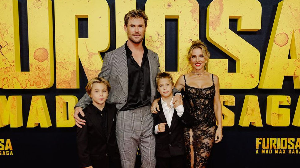 Chris Hemsworth and wife Elsa Pataky 