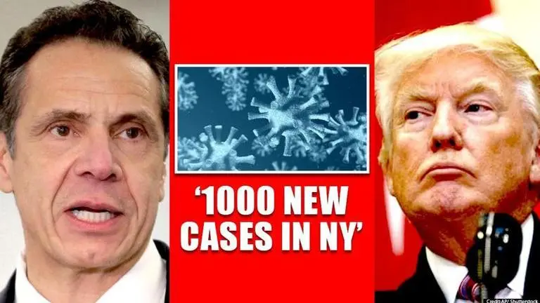 New York state reports 1008 new cases of Coronavirus; Trump sends 2 military ships to aid New York