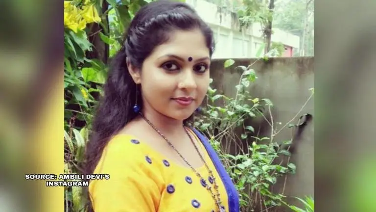 All you need to know about Ambili Devi, from early life to marriage with Adithyan Jayan Ambili Devi/ Credit: Ambili Devi's Instagram