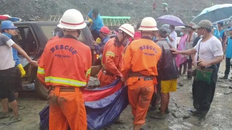 Myanmar landslide: At least 100 dead in Hpakant area of Kachin state Myanmar