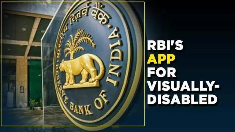 RBI selects vendor for developing mobile app for visually impaired RBI
