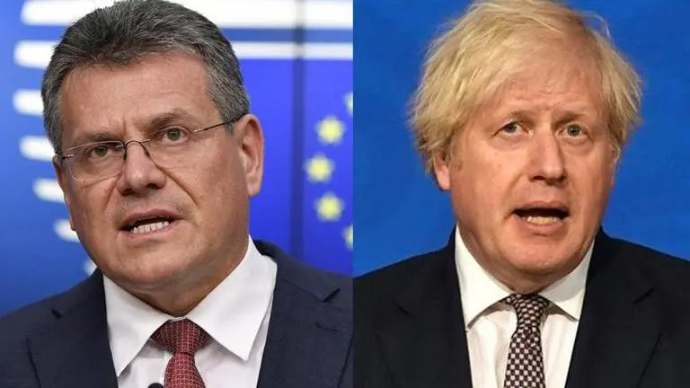European Union urges UK to stop using 'political rhetoric' in Northern Ireland Brexit row European Union