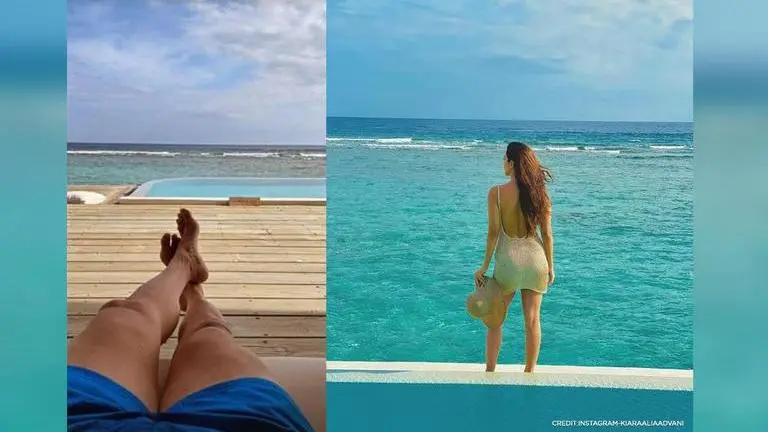 Kiara Advani & Sidharth Malhotra arrive in Maldives, share pictures from island Kiara Advani