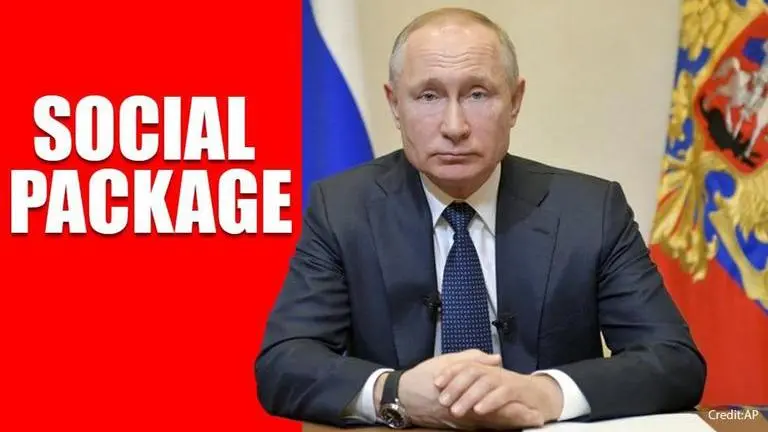 Russian President Putin offers week-long social package to battle coronavirus Russia:President Vladimir Putin offers week-long social package to battle coronavirus