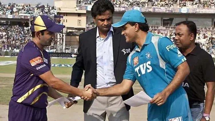Gautam Gambhir and Sourav Ganguly