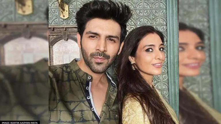 Kartik Aaryan shares pic from 'Shehzada' sets; Tabu teases 'Theek se karna mera remake' Tabu